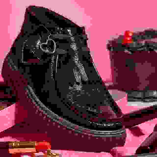 Clarks Torhill Heart Black Combination