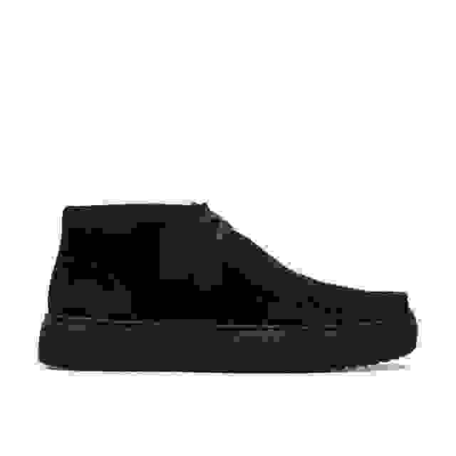 clarks Torhill Hi Black Suede