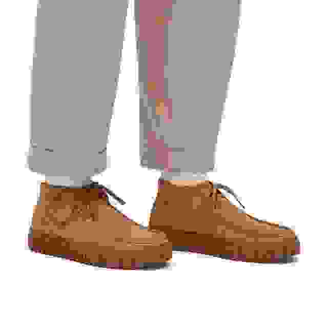 Clarks Torhill Hi Dark Sand Suede