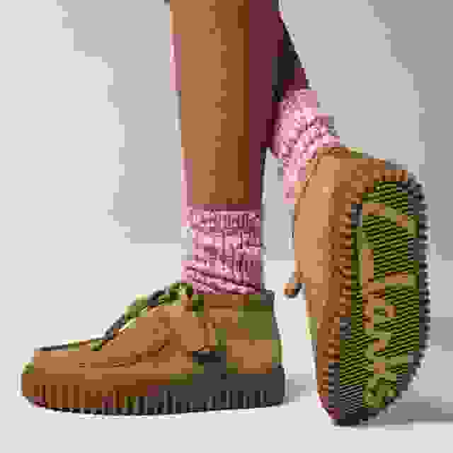 Clarks Torhill Hi Dark Sand Suede