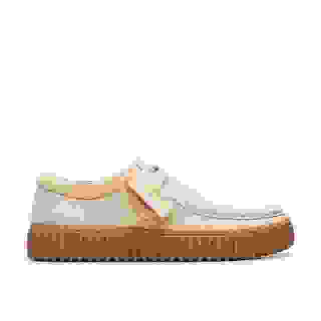 clarks Torhill Lo Ecru Suede