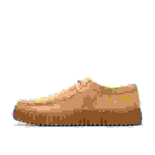 Clarks Torhill Lo Golden Tan Suede