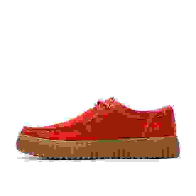 Clarks Torhill Lo Red Suede
