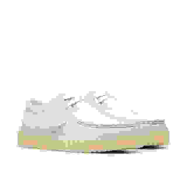 Clarks Torhill Lo White Leather