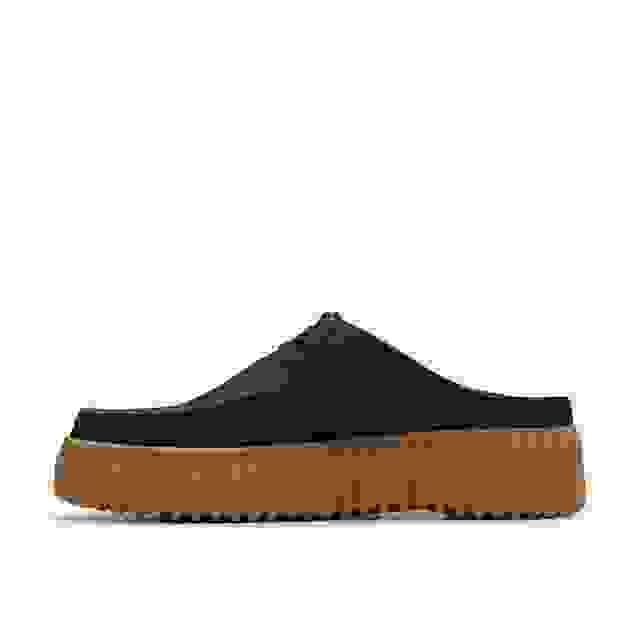 Clarks Torhill Mule Black Nubuck