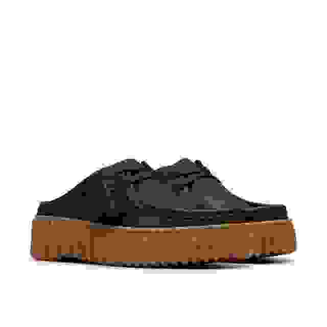 Clarks Torhill Mule Black Nubuck