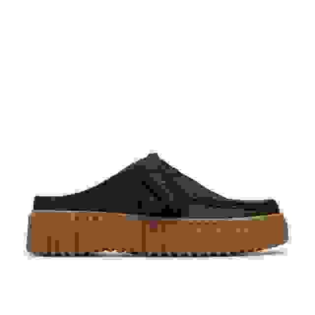 clarks Torhill Mule Black Nubuck
