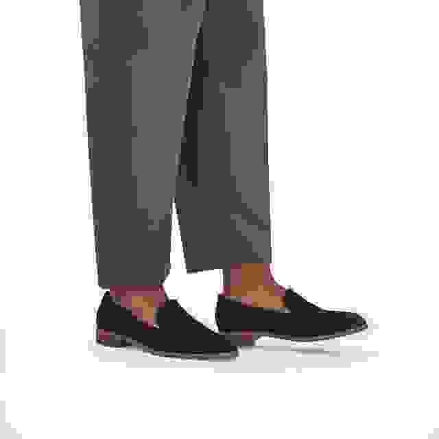 Clarks Trish Cove Black Suede