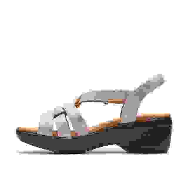Clarks Tuleah Cross Metallic Leather