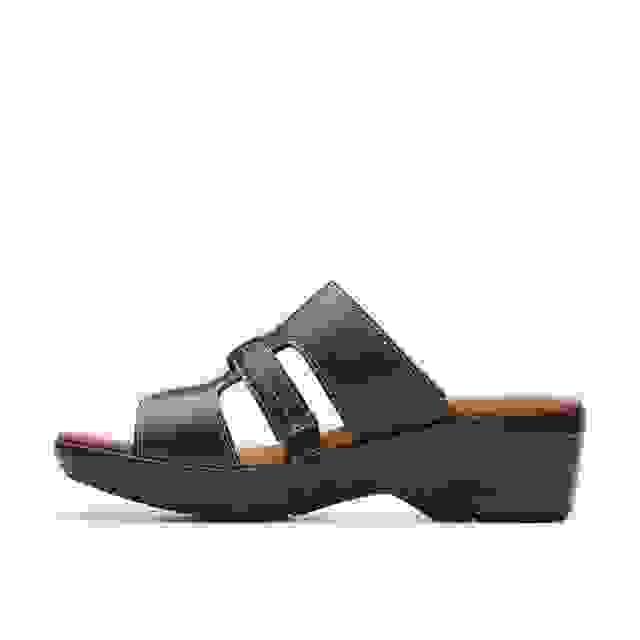 Clarks Tuleah Jane Black Leather