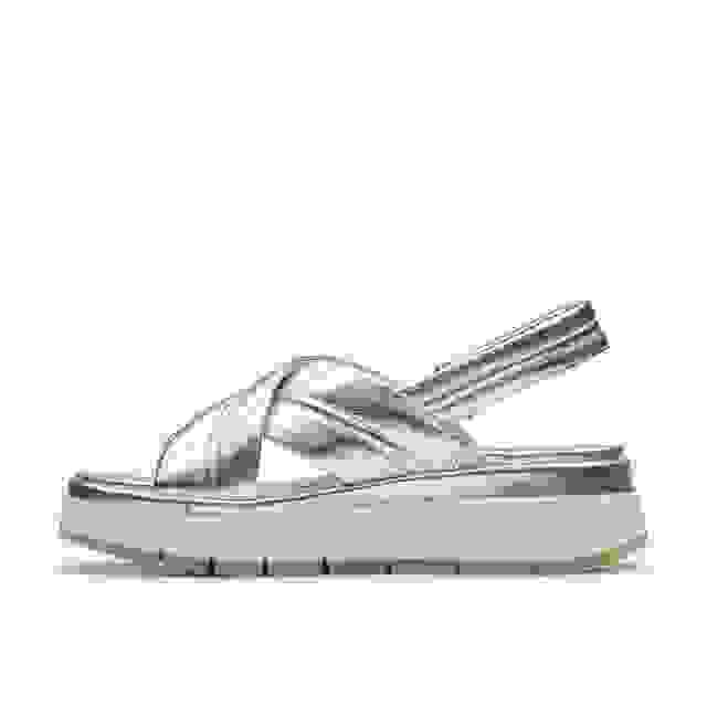 Clarks Tuscan Cross Silver Leather