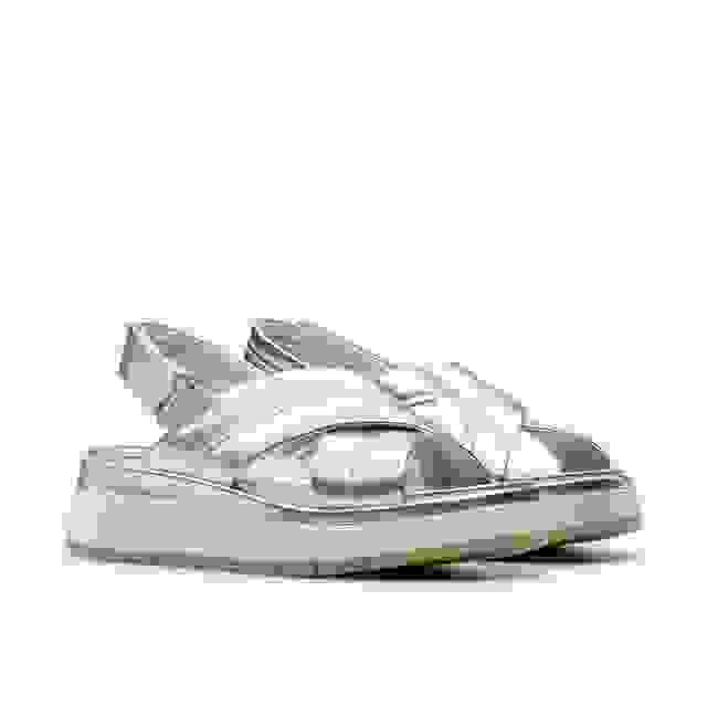 Clarks Tuscan Cross Silver Leather