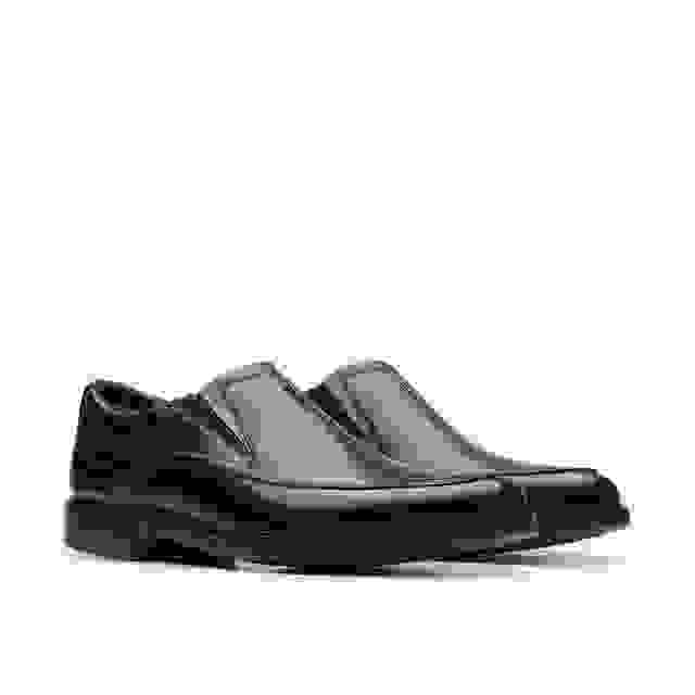 Clarks Un Kendric Go Black Leather