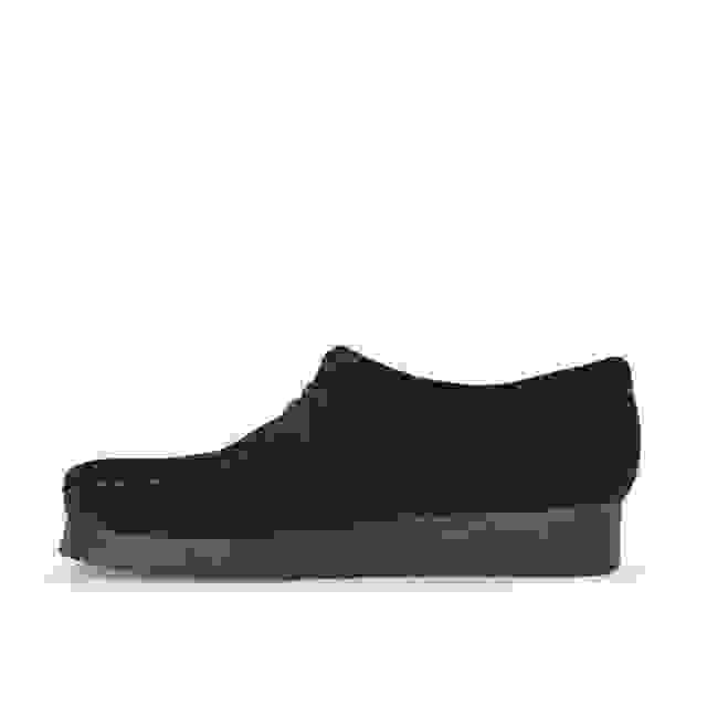Clarks Wallabee Black Suede