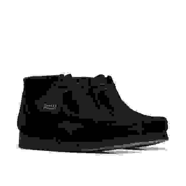 Clarks Wallabee Boot Black Suede