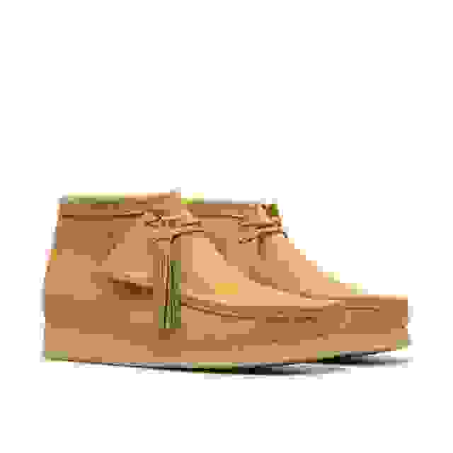 Clarks Wallabee Boot Golden Tan Suede