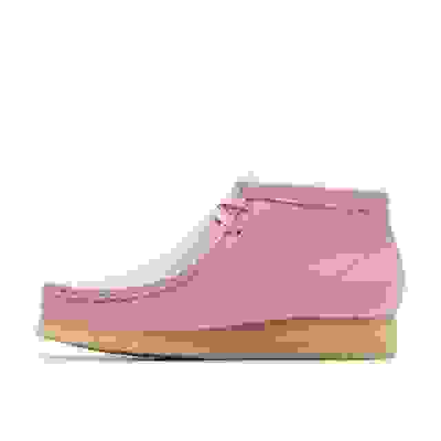 Clarks Wallabee Boot Mauve Leather