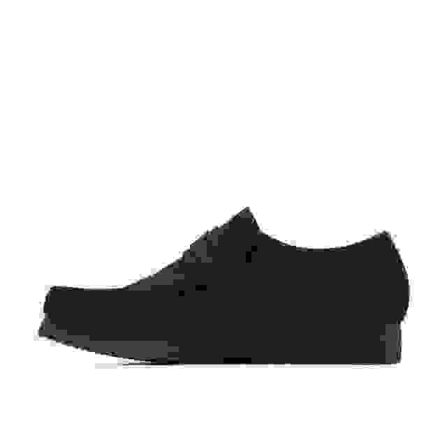 Clarks Wallabee Loafer Black Suede
