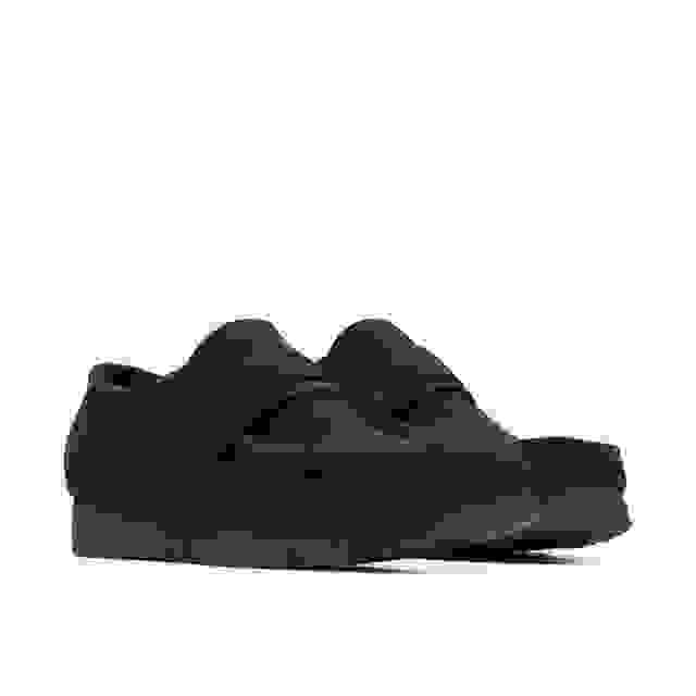 Clarks Wallabee Loafer Black Suede