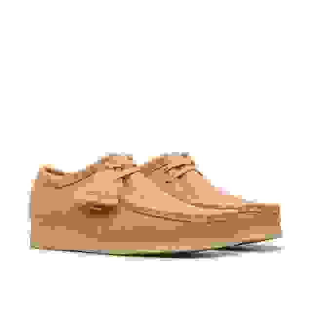Clarks Wallabee Pale Peach Suede