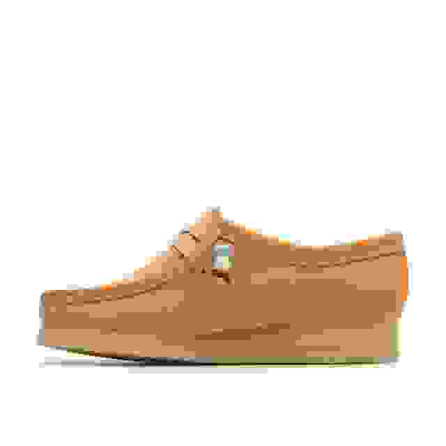 Clarks Wallabee Pale Peach Suede