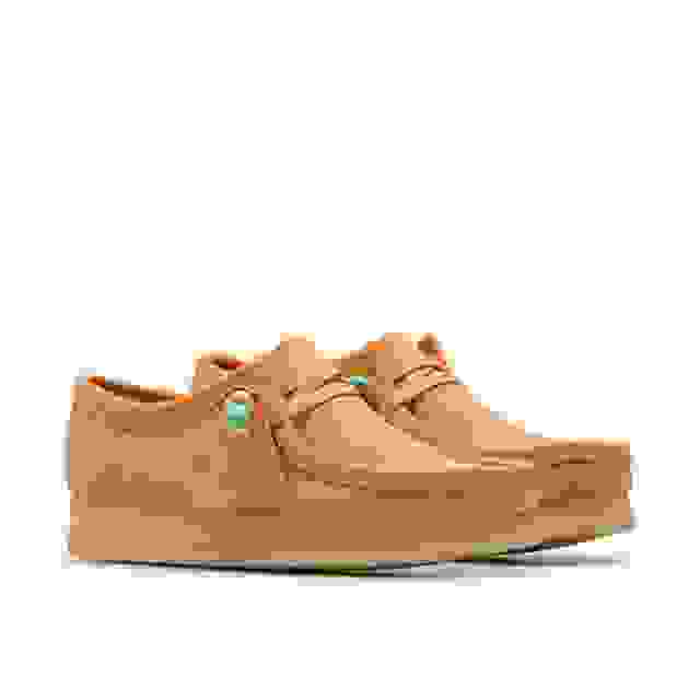 Clarks Wallabee Pale Peach Suede
