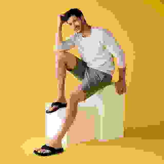 Clarks Wesley Sun Black Leather