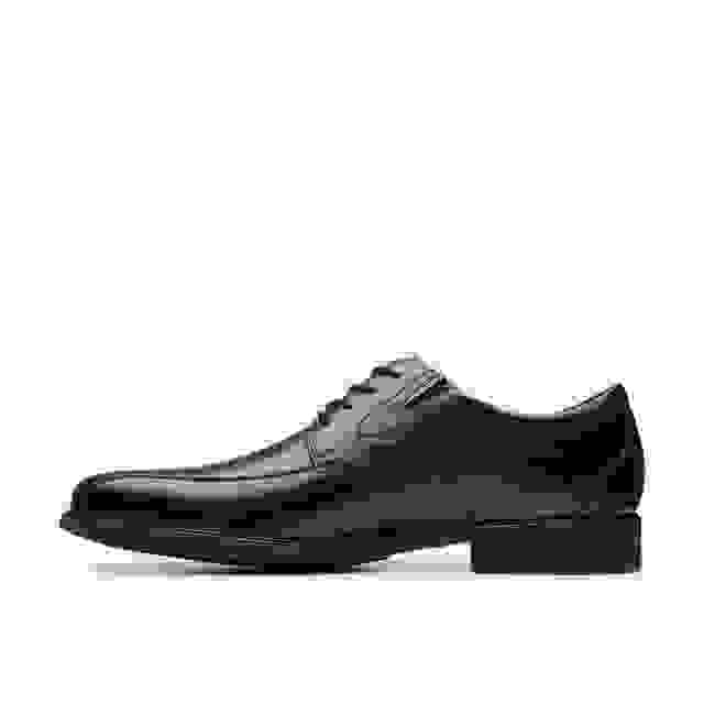 Clarks Whiddon Pace Black Leather