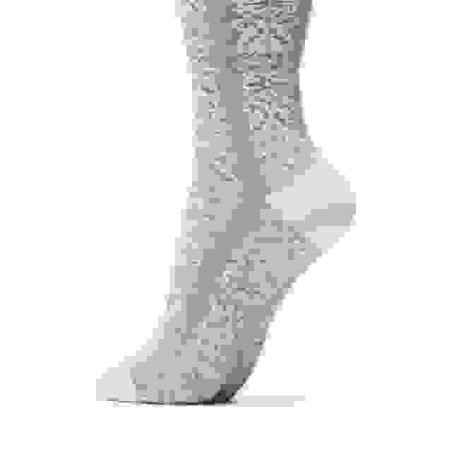 Clarks Wide Cuff Floral Crew Green