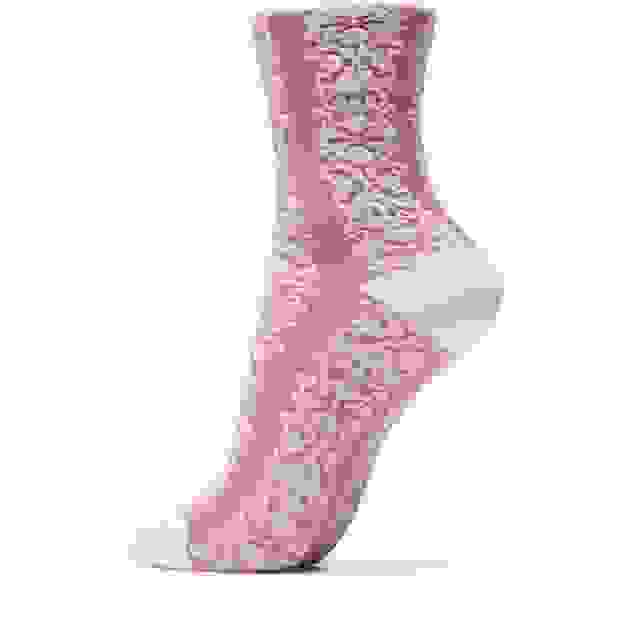 Clarks Wide Cuff Floral Crew Purple