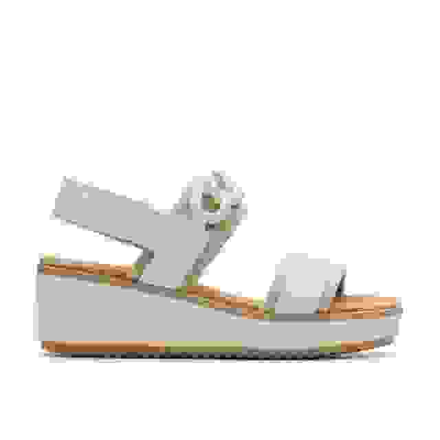 clarks Wrenly Eve Off White Leather