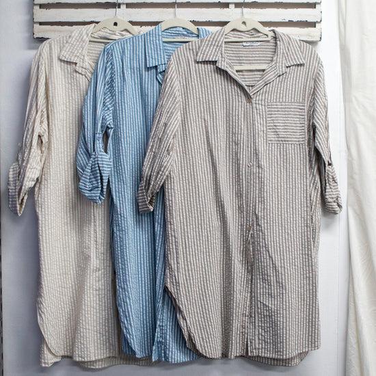 classic collection Cotton stripe dress