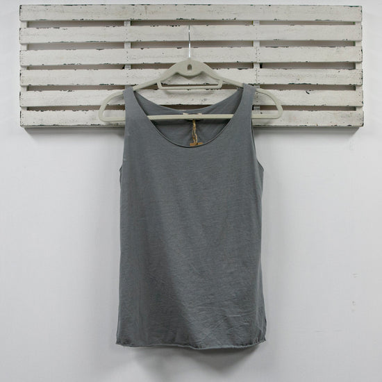 classic collection Grey cotton singlet