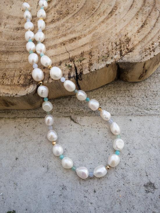 classic collection Pearl and Gemstone necklace