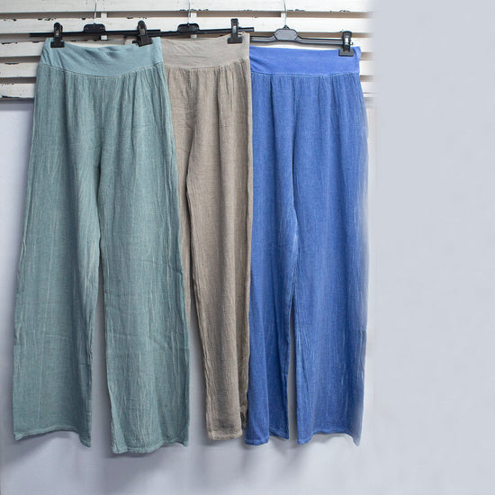 classic collection Woven linen pants