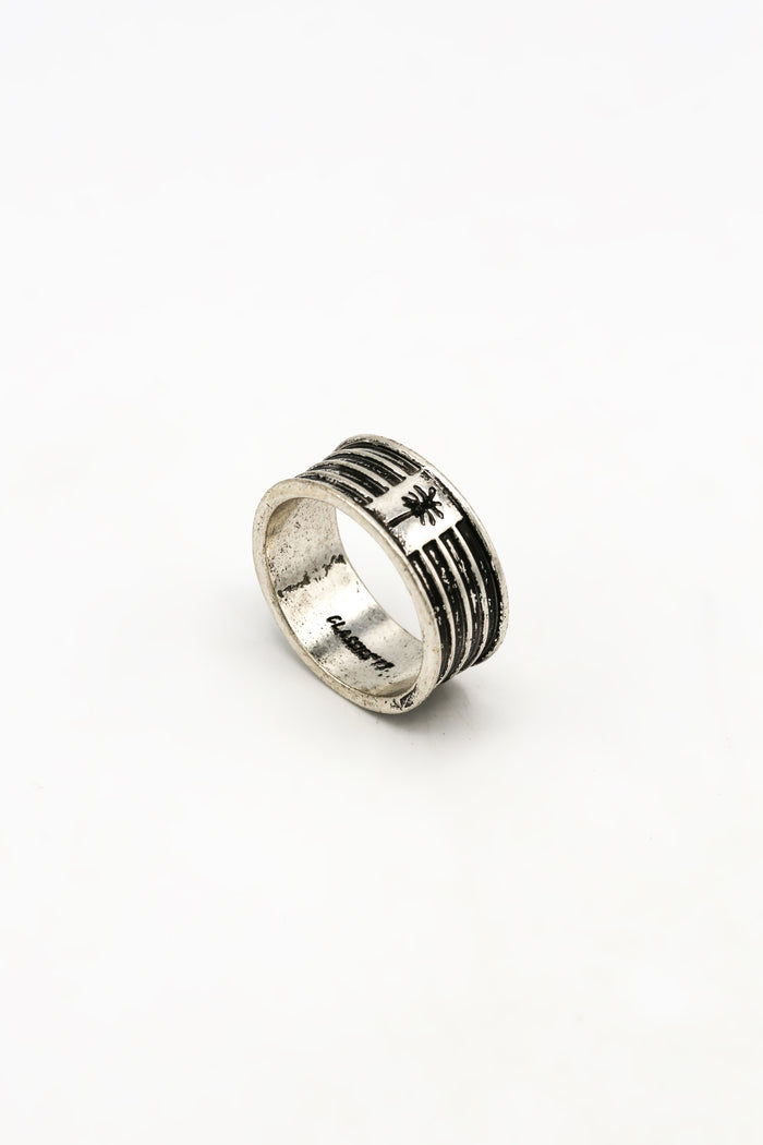 Classics 77 Beach Junkie Palm Band Ring