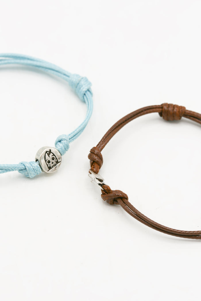 Classics 77 Beach Junkie Sun Bracelet Duo In Brown