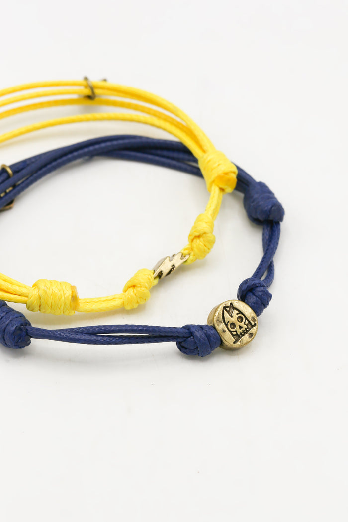 Classics 77 Beach Junkie Sun Bracelet Duo In Navy