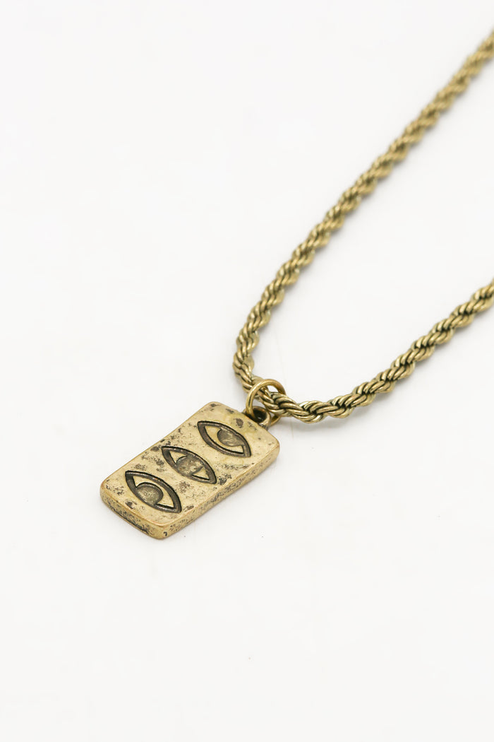 Classics 77 Expressive Rectangle Eye Necklace