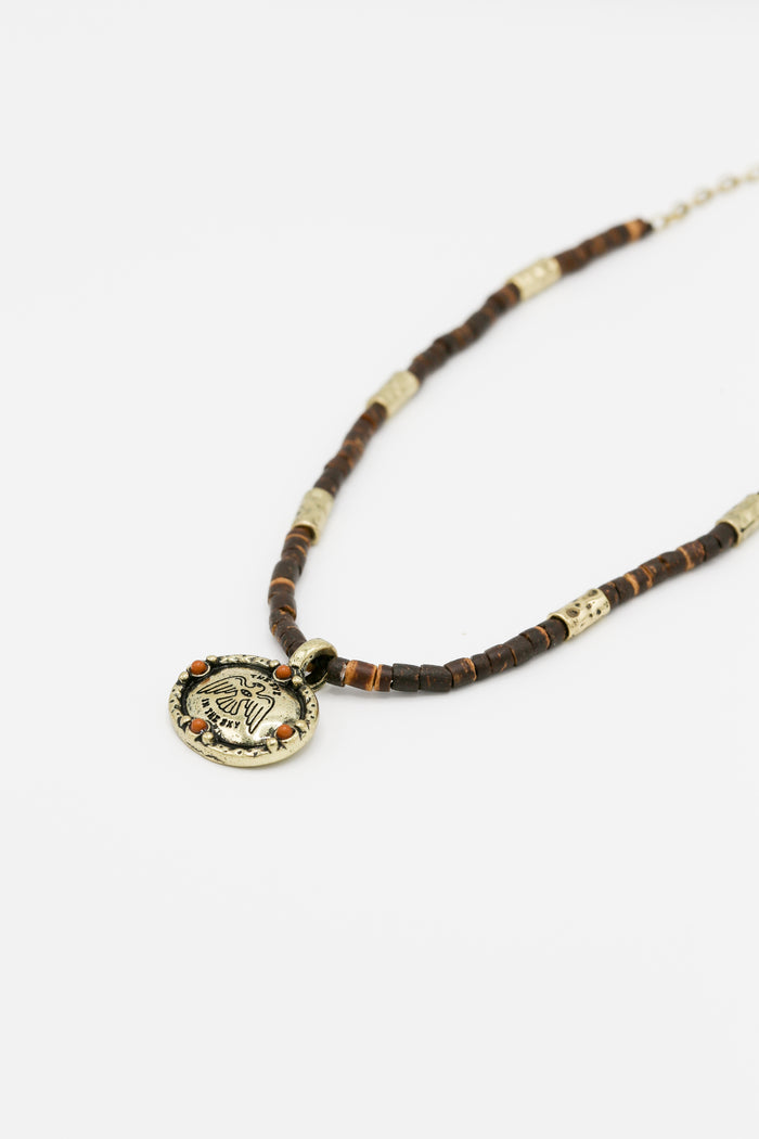 Classics 77 Island Life Composite Beaded Necklace With Coin Detail
