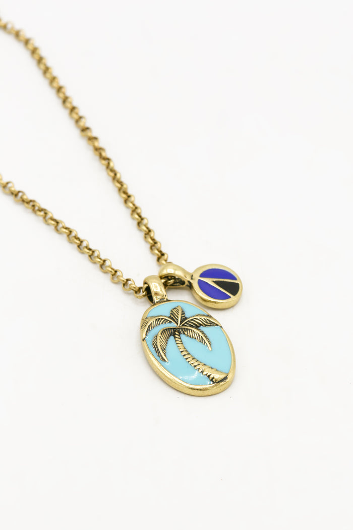 Classics 77 Off Road Traveller Palm And Aztec Cluster Necklace
