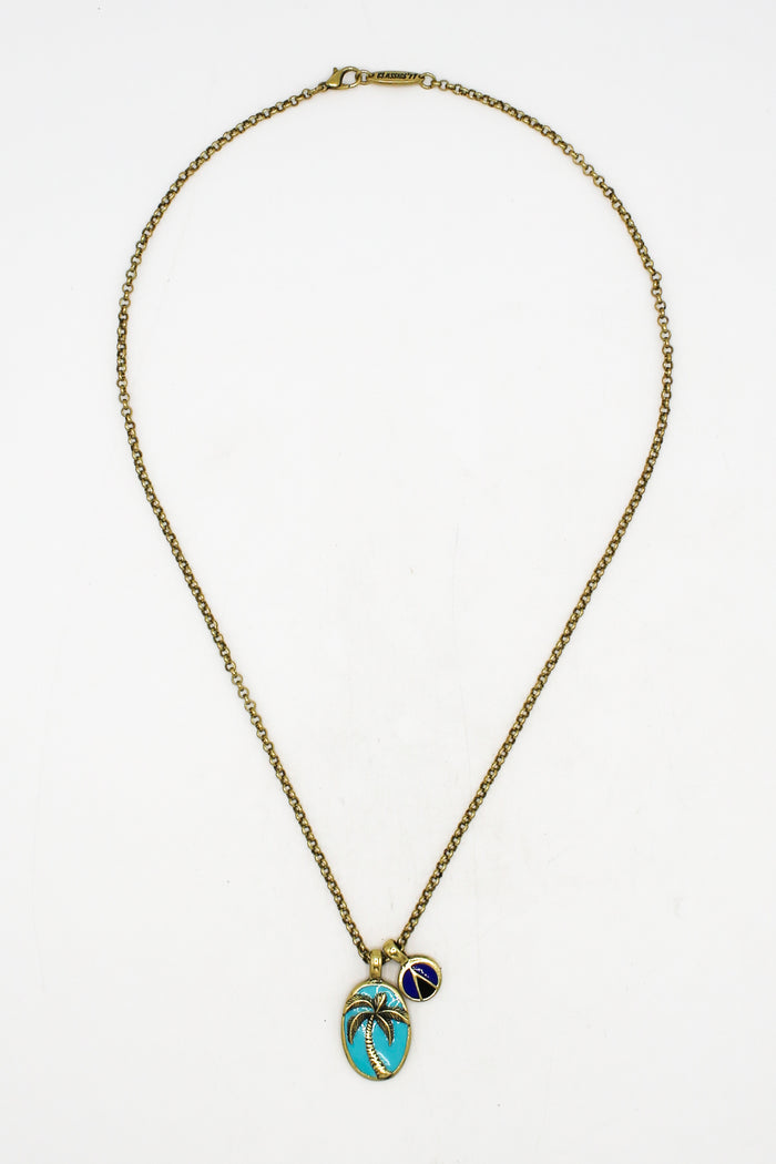 classics 77 Off Road Traveller Palm And Aztec Cluster Necklace