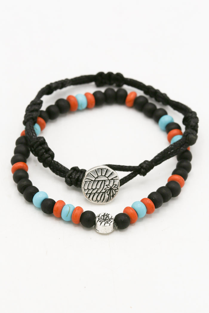 classics 77 Sands Of Time Beaded And Cord Bracelets