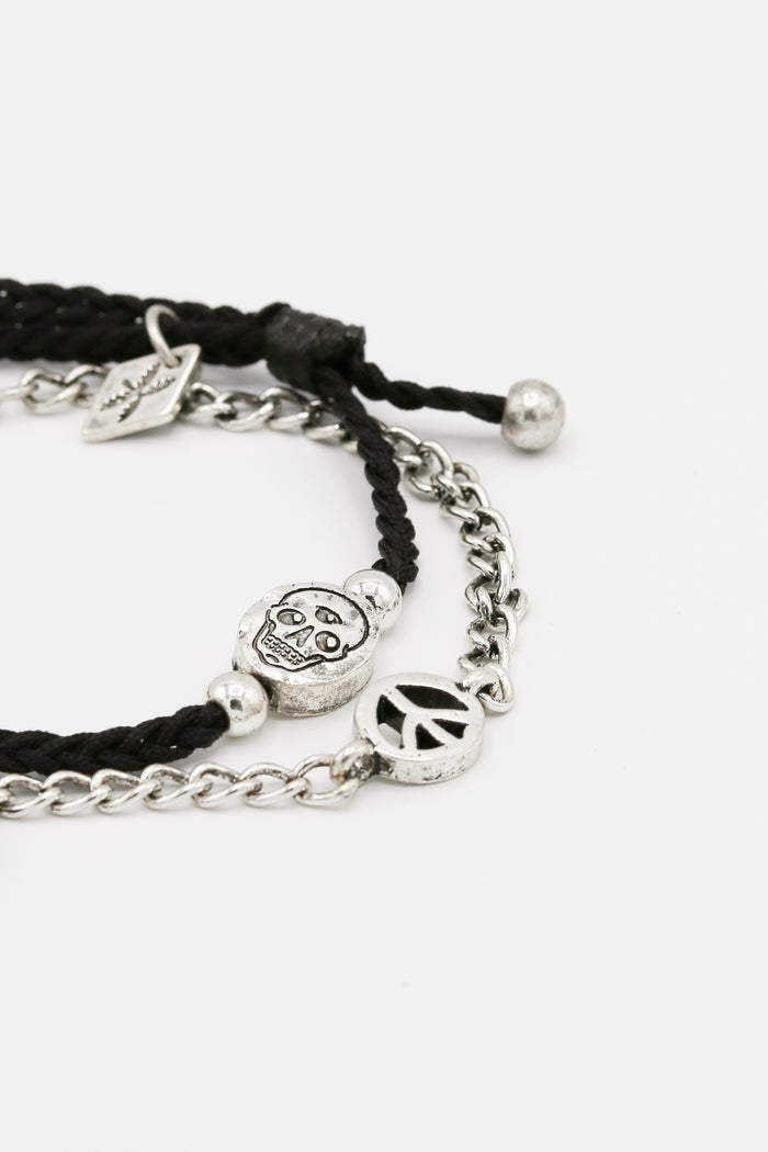 Classics 77 Til' Sunrise Skull And Peace Bracelet Pack