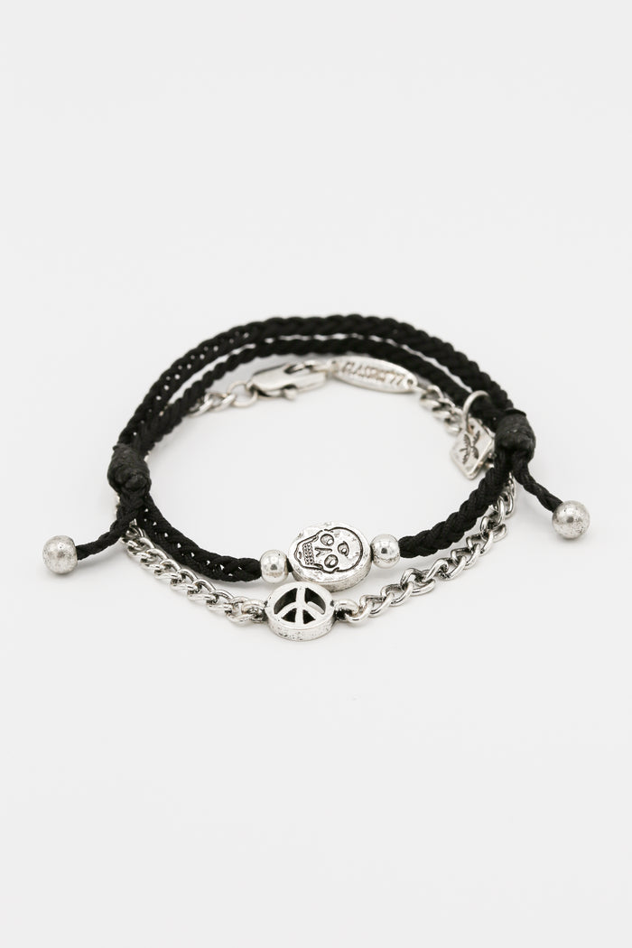 classics 77 Til' Sunrise Skull And Peace Bracelet Pack