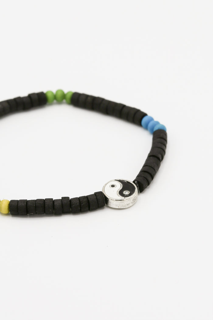 Classics 77 Til' Sunrise Yin Yang Stretch Beaded Bracelet
