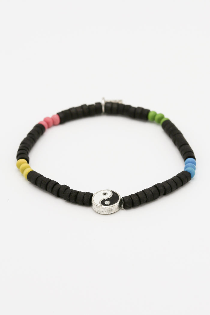 classics 77 Til' Sunrise Yin Yang Stretch Beaded Bracelet