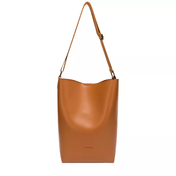 Claudia Canova Brienne Leigh Larger Bucket Shoulder Bag Tan