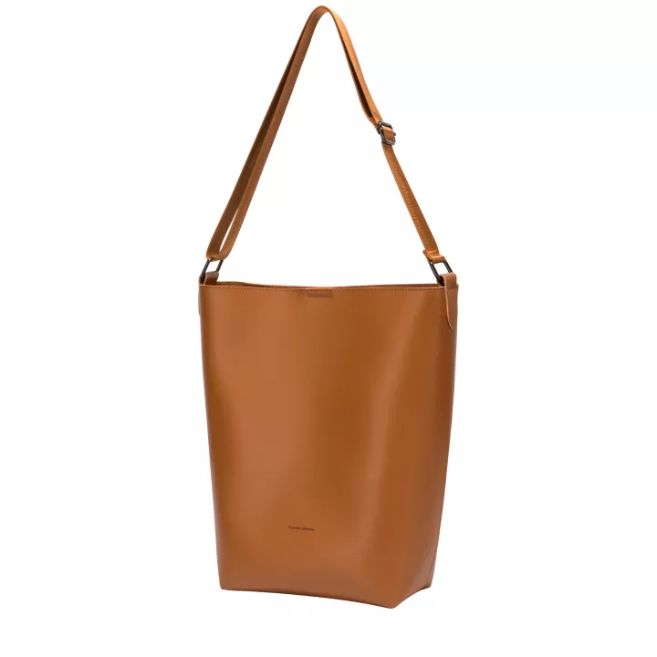 Claudia Canova Brienne Leigh Larger Bucket Shoulder Bag Tan