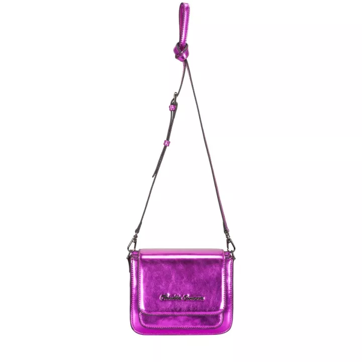 Claudia Canova C-cutie Metallic Mini Crossbody Bag Pink